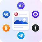 Автопостинг AI в социальные сети ВКонтакте, Одноклассники, Telegram, Max и Дзен (sibcode.autopost) - решение для Битрикс
