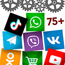 Кнопки на чаты и группы социальных сетей: ВКонтакте, Telegram, WhatsApp, Viber, Одноклассники... (niges.scbtns) - решение для Битрикс