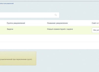 Настройка уведомлений (bestrank.notifyconfig) - решение для Битрикс
