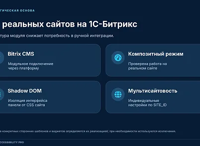 Bussol: Версия для слабовидящих PRO (bussol.accessibility) - решение для Битрикс