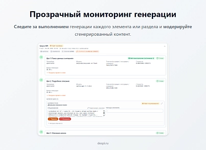 Контент-завод: генерация описаний товаров, статьей, SEO, переводов, свойств с помощью нейросетей (despi.aiconnector) - решение для Битрикс