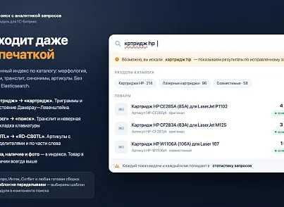 Программа для ЭВМ «Поиск с аналитикой запросов» (ozhogov.searchstat) (ozhogov.searchstat) - решение для Битрикс