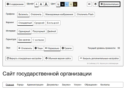Слабовид LITE: Версия для слабовидящих (mibok.slabovid) - решение для Битрикс