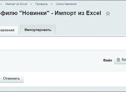 Импорт из Excel (mcart.xls) - решение для Битрикс