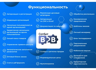 Сотбит: B2B кабинет (sotbit.b2bcabinet) - решение для Битрикс
