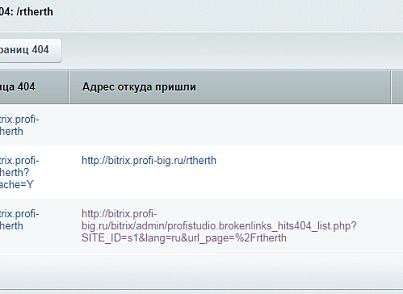 Xenu: мониторинг битых ссылок, поиск страниц с 404 ошибкой, редиректы (profistudio.brokenlinks) - решение для Битрикс