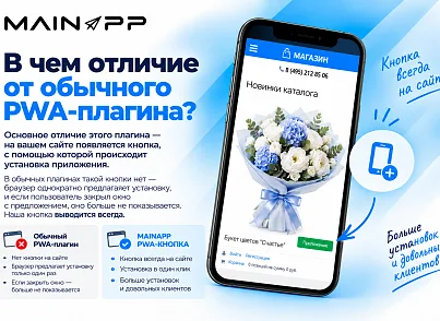 Мобильное PWA-приложение (mainapp.pwa) - решение для Битрикс