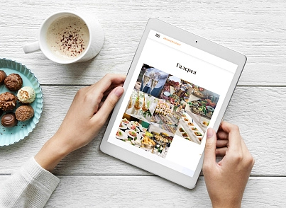 АйПи Кейтеринг - Лендинг для кейтеринговой компании (ipdesign.catering) - решение для Битрикс