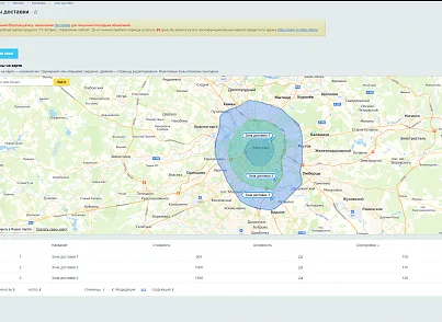 Расчет стоимости доставки относительно МКАД (г. Москва) и КАД (г. Санкт-Петербург) (tmg.kaddelivery) - решение для Битрикс