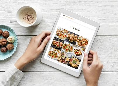 АйПи Кейтеринг - Лендинг для кейтеринговой компании (ipdesign.catering) - решение для Битрикс