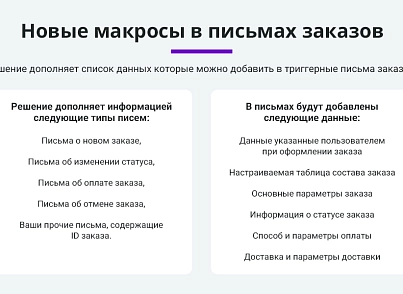 Расширенные письма заказов (arturgolubev.orderletters) - решение для Битрикс