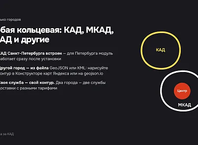 Доставка за КАД: расчёт по километрам (xlogic.ringdelivery) - решение для Битрикс