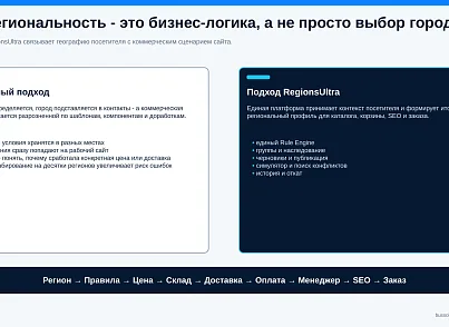 Bussol RegionsUltra — мультирегиональность и региональная коммерция (bussol.regionsultra) - решение для Битрикс