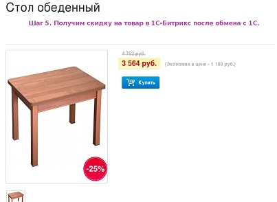 Синхронизация скидок (denwist.discountsync) - решение для Битрикс