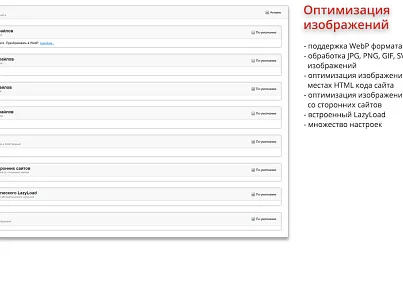 Ammina Optimizer: Оптимизация и ускорение загрузки сайта (CSS, JS, HTML, изображения, WebP, Lazy) (ammina.optimizer) - решение для Битрикс