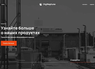 Имиджевый промо-сайт DIGINEPTUNE (digimatix.digineptune) - решение для Битрикс
