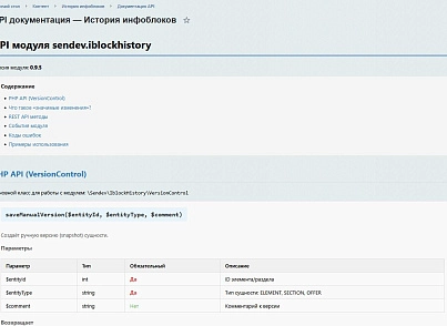 SenDev: iBlock History - контроль изменений инфоблоков (sendev.iblockhistory) - решение для Битрикс