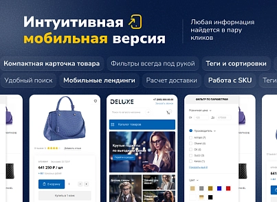 Deluxe - многофункциональный интернет-магазин 2 в 1 (dw.deluxe) - решение для Битрикс
