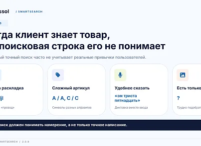 Bussol: Умный поиск – голосовой ввод, исправление ошибок, область поиска (bussol.smartsearch) - решение для Битрикс