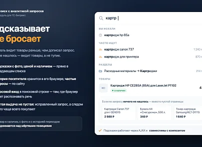 Программа для ЭВМ «Поиск с аналитикой запросов» (ozhogov.searchstat) (ozhogov.searchstat) - решение для Битрикс