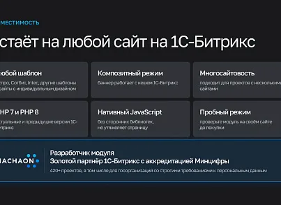 Модуль согласия с cookies (machaon.cookies) - решение для Битрикс