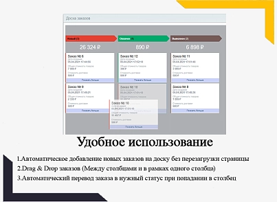 Доска заказов (piarme.ordersboard) - решение для Битрикс