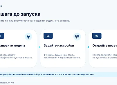Bussol: Версия для слабовидящих PRO (bussol.accessibility) - решение для Битрикс