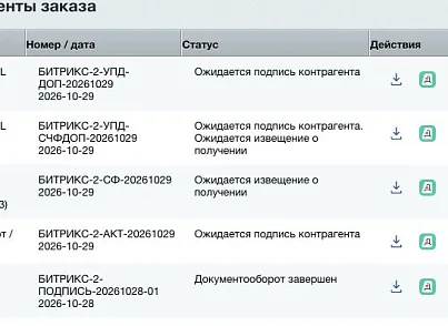 Диадок — документы заказов (proffiweb.pwdiadoc) - решение для Битрикс
