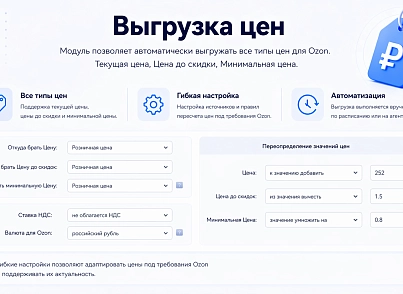 Интеграция с OZON (guryev.ozon) - решение для Битрикс