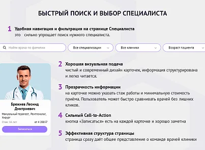 ZEBRA.MED – Медицинский центр с модулем записи (webstudiosamovar.medicina) - решение для Битрикс