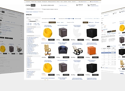 CasaPRO: мебель для дома, отелей, баров, ресторанов, HoReCa (redsign.profurniture) - решение для Битрикс