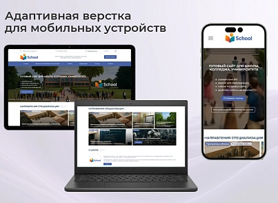 BS: Школа (ФЗ) - сайт школы, университета, колледжа, лицея, гимназии, интерната, института, ВУЗа (brainsite.school) - решение для Битрикс