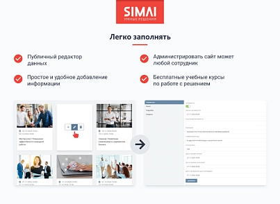 SIMAI-SF4: Сайт конференции - адаптивный с версией для слабовидящих (simai.sf4conf) - решение для Битрикс