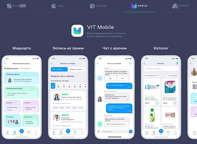 Сайт многопрофильной клиники, медицинского центра (vit.clinicpro) - решение для Битрикс