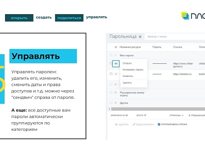 Парольница: инструмент генерации и хранения паролей (plam.passholder) - решение для Битрикс