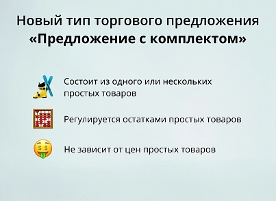 INRAISE: Торговые предложения с комплектами (inraise.offersets) - решение для Битрикс