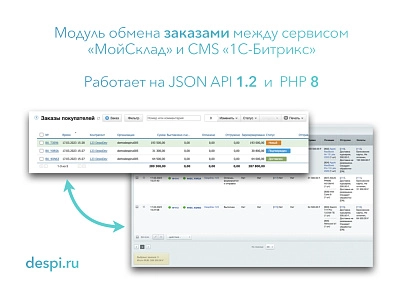 МойСклад: Гибкий обмен заказами по API (rbs.moysklad) - решение для Битрикс