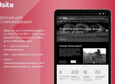 1Site.NKO - Сайт некоммерческой организации, благотворительного фонда (onesite.nko) - решение для Битрикс