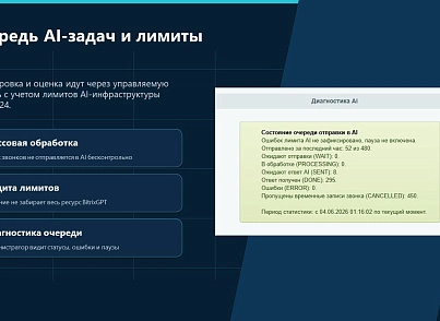 ПрофиCRM: AI-контроль качества звонков (proficrm.checkquality) - решение для Битрикс