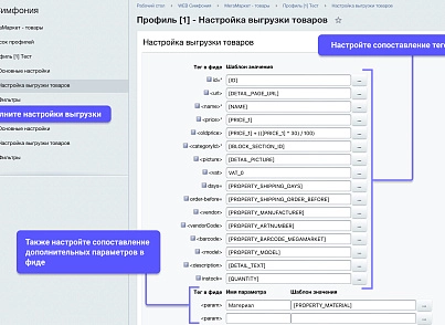 WBS24: Интеграция с МегаМаркет - фид обновления товара и цен, остатки по API 2.0 (wbs24.sbermmprodapi) - решение для Битрикс