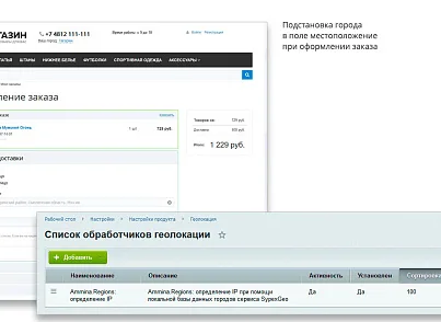 Ammina. Регионы (филиалы и представительства). Мультирегиональность на доменах и URL адресах (ammina.regions) - решение для Битрикс