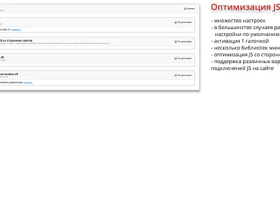 Ammina Optimizer: Оптимизация и ускорение загрузки сайта (CSS, JS, HTML, изображения, WebP, Lazy) (ammina.optimizer) - решение для Битрикс