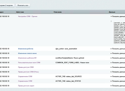 Контроль настроек (itiso.settingscontrol) - решение для Битрикс