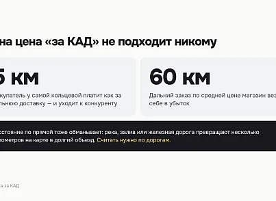 Доставка за КАД: расчёт по километрам (xlogic.ringdelivery) - решение для Битрикс