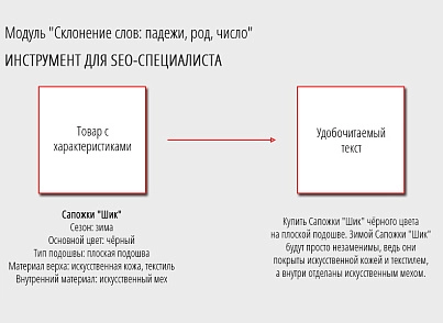 Склонение слов: падежи, род, число (ram.grammar) - решение для Битрикс