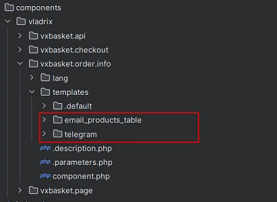 Корзина для сайта (vladrix.vxbasket) - решение для Битрикс