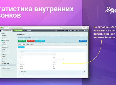 Статистика внутренних звонков (skyweb24.internalcallstat) - решение для Битрикс