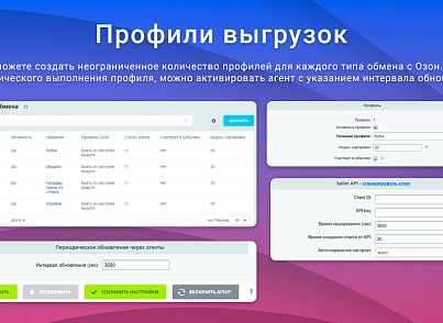 ВебПростор: Интеграция с Ozon через SELLER API: товары, цены, остатки и заказы (webprostor.ozon) - решение для Битрикс