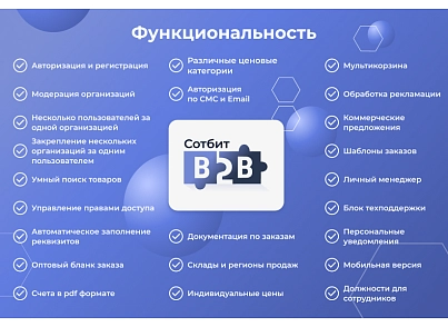 Сотбит: B2B кабинет Plus (sotbit.b2bplus) - решение для Битрикс
