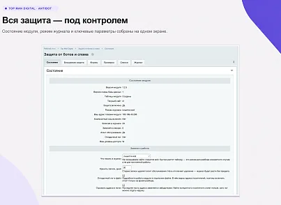 Top Man Digital: Антибот (topman.antibot) - решение для Битрикс